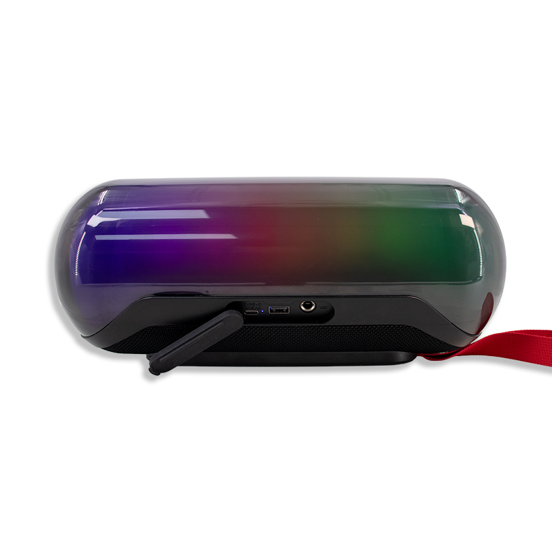 Parlante Inalámbrico Teros TE6047N, 20W, BT: 5.3, Iluminación RGB, Color Negro - Imagen 6