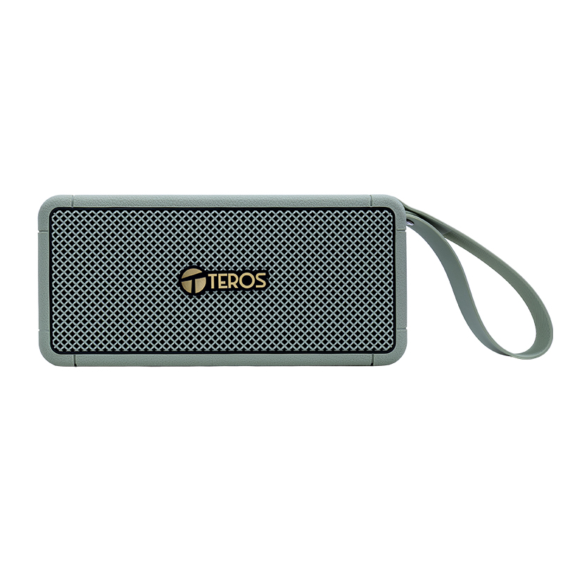 Parlante inalámbrico TEROS Legacy 6052, 8W, BT 5.3, 4000 mAh, USB, TF, Aux, Verde - Imagen 2