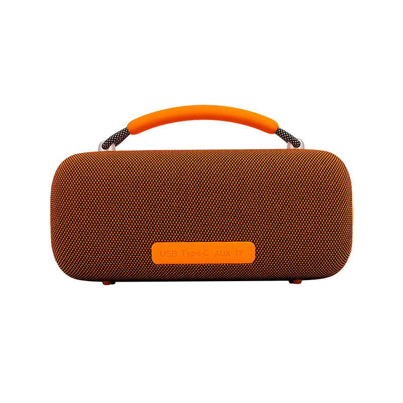 Parlante Inalámbrico Teros Vibes VB-6049, 60W, BT 5.3, 4000 MAH, USB, Luces LED, Orange - Imagen 9